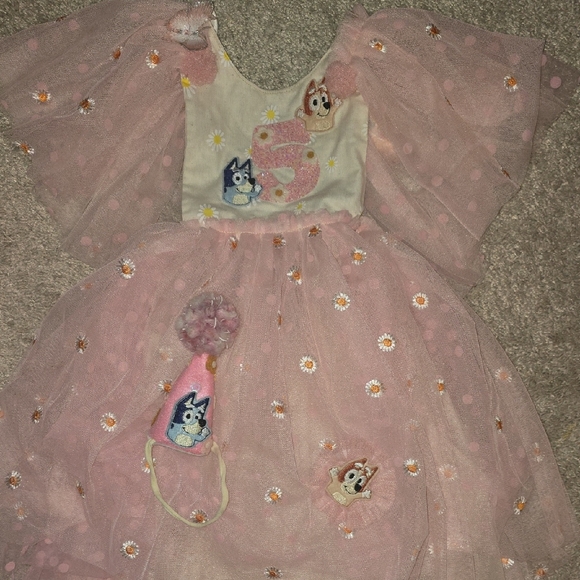 Cora And Violet Bluey Set 5t - Picture 1 of 1